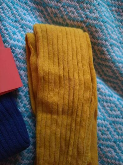 M&S soft cotton tights, 11-12 yrs, pack of 3