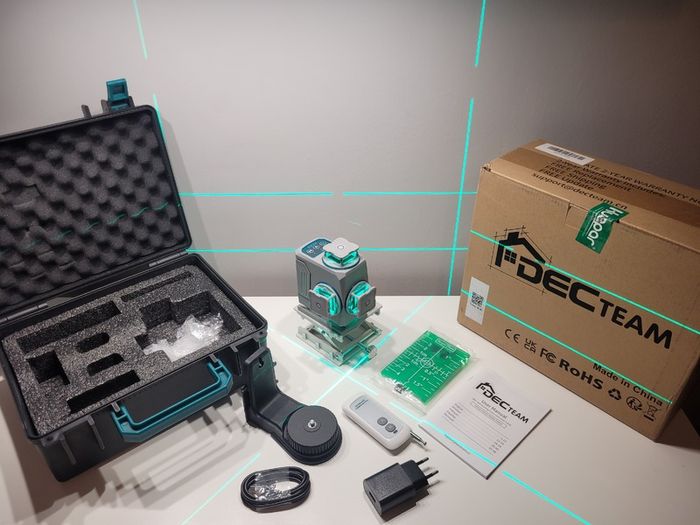 New 4D Green Laser Self Level 4x360