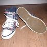 Gorgeous pair of British Knights canvas high tops, size 4, like NEW Image 2