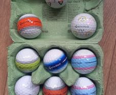 Taylor Made Hi Quality Golf Balls X 9.