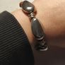 Sterling Silver and Leather Bracelet Image 2