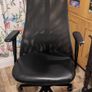 Leather swivel chair, fully adjustable Image 7