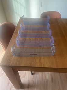 Fridge door shelves