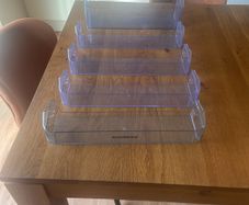 Fridge door shelves