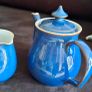Denby Teapot & Jug Imperial Blue Image 4
