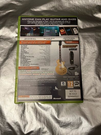 Rocksmith game with Real Tone Cable Xbox 360