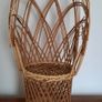 Vintage Miniature Wicker Chair for Dolls /plants Image 2
