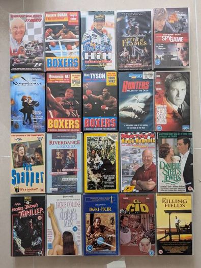 VHS tapes in mint condition
