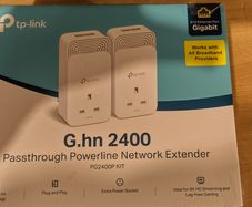 tp link G.hn 2400 power line adapters