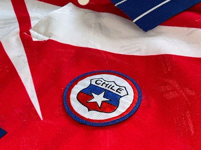 Chile Reebok Football long sleeve Jersey Shirt 1997 1998 1999 L Original Salas