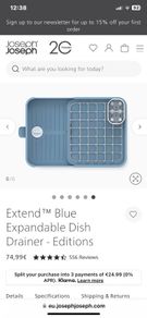 Expanding Draining Board by Joseph Joseph