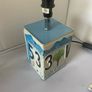 US Reg Plate table lamp Image 3