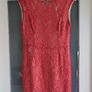 FRENCH CONNECTION coral lace shift dress Sz 14UK Image 3