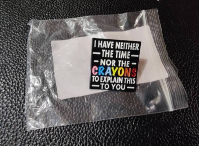 Funny enamel pin