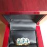 18 Ct Gold ring  with 1.35 carat Aquamarine Gem stone and diamonds Image 6