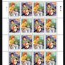2001 Ireland 50th Anniversary of Irish Cultural Organisation/ Comhaltas Ceoltoiri Eireann Commemorative Stamps Sheetlet Plate 1A1A1A1A Mint Never Hinged (MNH) Image 3