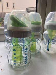 Dr Brown's glass bottles