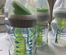 Dr Brown's glass bottles