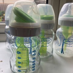Dr Brown's glass bottles
