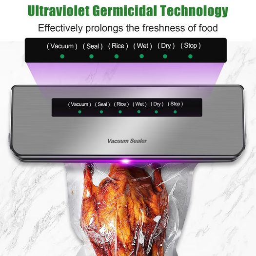 Brand New Food Vacuum Sealer 6-in-1 Automatic Dry & Moist -
