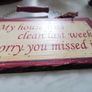 Hanging Home Decor Slate Sign Plaque Image 5
