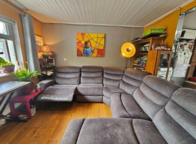 Sofa. Corner , L-Shape with recliners.
