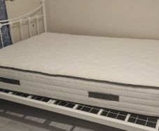Bed and mattress