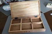 Wooden box 6 compartments