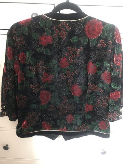 Hermann Lange vintage velvet blazer