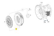 Part number: A028250000180, Single-plate dry clutch kit