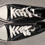 Black Canvas Low Trainers size 8 Image 3