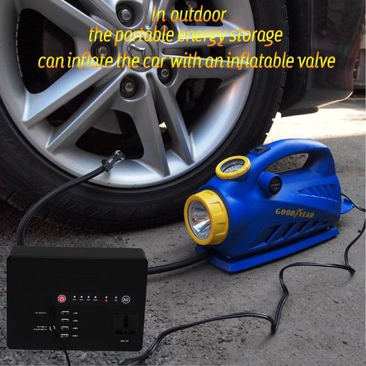 42000mAh 250W (Max) Power Bank  AC Outlets & 4 USB Ports Universal Travel Charger
