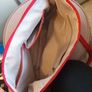 Red ladies handbag Image 5