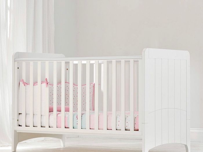 mothercare camberley cot bed (+mattress) - white