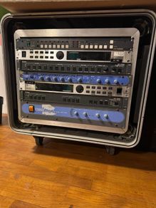 Vintage Professional AV Equipment Rack / Film & TV Prop