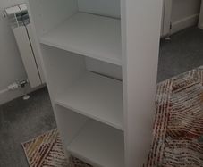 White shelf