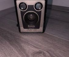 Vintage Kodak Six-20 Brownie Model D Camera 1950s with Case