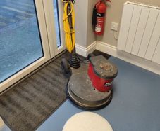 floor cleaning buffer machine