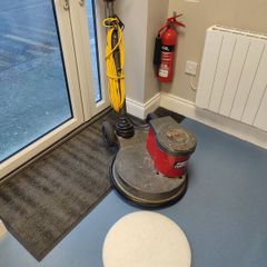 floor cleaning buffer machine