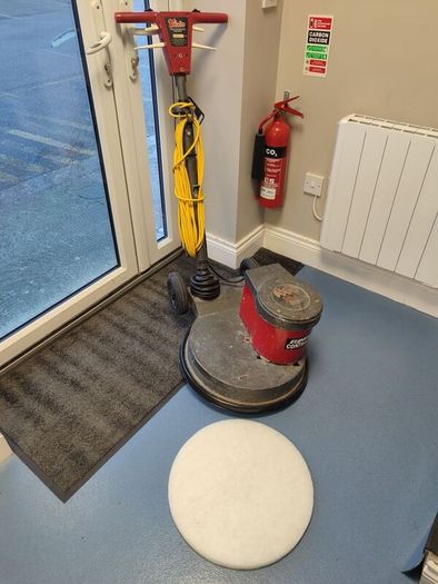 floor cleaning buffer machine