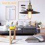 NEW SALE | Industrial Pendant Light, Retro Ceiling Lighting Black Metal Lamp Shade with E27 Base for Farmhouse Image 4