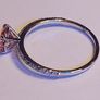 14k Gold ring with 1.03 ct Lab-Grown Diamond, 0.85 ct main pink diamond cerified by IGI and Laser inscripted excellent cut Image 4