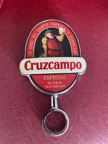 Rare Cruzcampo Beer Bar Sign