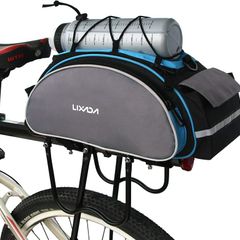 Bicycle Rear Rack Bag 13L Multifunctional Bike Rack Seat Bag Bike Saddle Bag Outdoor Bicycle Pannier Trunk