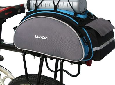 Bicycle Rear Rack Bag 13L Multifunctional Bike Rack Seat Bag Bike Saddle Bag Outdoor Bicycle Pannier Trunk