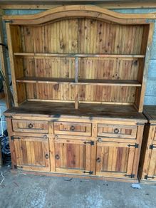 dresser and units pine