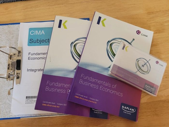 CIMA Certificate in Business Accounting textbooks
