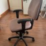 Adjustable Office Desk Chair Purple/Mauve Fabric Image 3