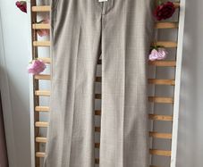 trousers Bnwt gap beige herringbone check trousers wide leg us8 uk12