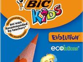 Kids Evolution ECOlutions Colouring Pencils, Assorted Colours, 70g,12 Count (Pack of 1)